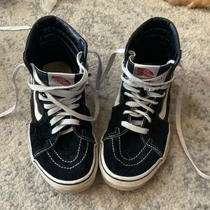 black high top vans